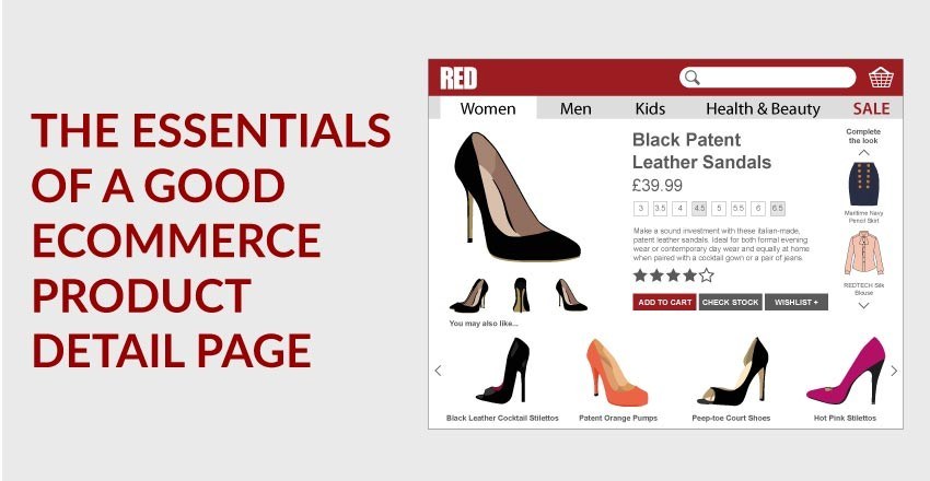 The essentials of a good ecommerce product detail page